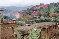 The High Atlas village of Imlil, the premier base camp for Mount Toubkal, easily reached by private transfer from Marrakech