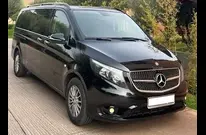 Premium private transfer vehicle ready to depart on a Marrakech Hotel transfer to the Airport